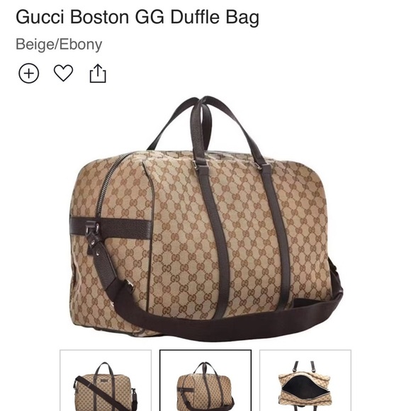 Gucci Unisex Classic Luggage Original GG
NWT
Canvas Carry On Duffle Travel​ - Picture 2 of 10